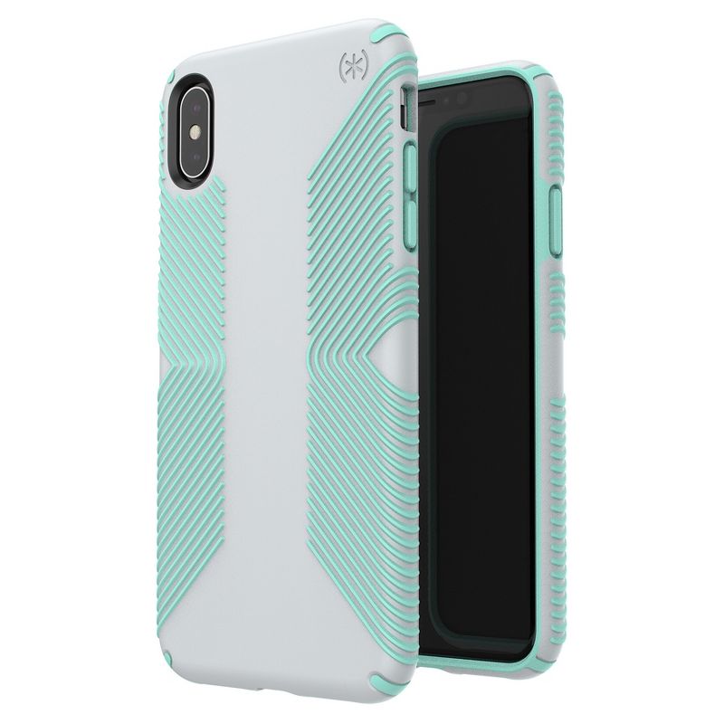 Speck Apple iPhone XS Max Presidio Grip Case - Dolphin Gray/Aloe Green, 3 of 10