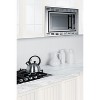 Summit OTR24 24" Built-In Microwave With Mirror Finish Door, Trim, and One-Touch Digital Controls, Stainless-Steel - 3 of 3