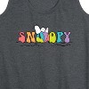 Women's - Peanuts - Snoopy Summer Beach Ball Graphic Racerback Tank - 2 of 4