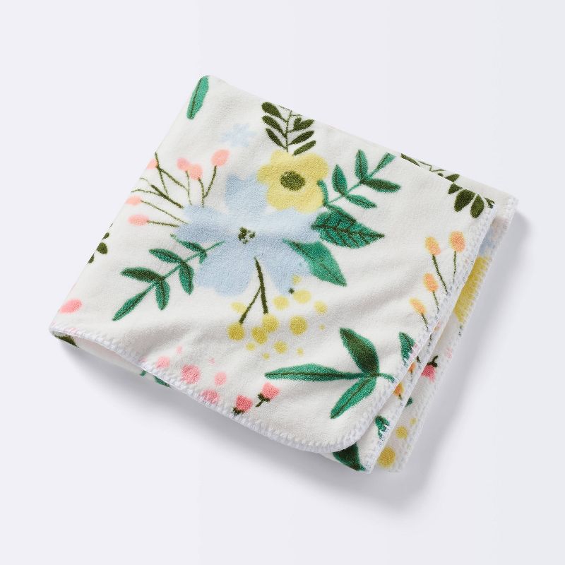 Plush Baby Blanket Floral Meadow - Cloud Island&#8482;, 1 of 6