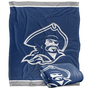 Blinn College Logo Dots Silky Touch Blanket White 50x60 - 1 of 4