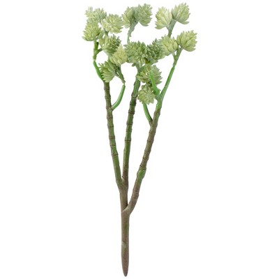 Allstate Floral 17" Green Sedum Artificial Spring Floral Spray Decoration