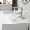 BWE 8 in. Widespread Double Handle High-Arc Bathroom Faucet Water-Saving With Drain Kit - 4 of 4