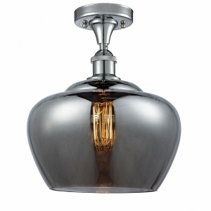 Fenton - 1 Light Semi-Flush Mount In Industrial Style-13 Inches Tall and 11 Inches Wide - 1 of 1
