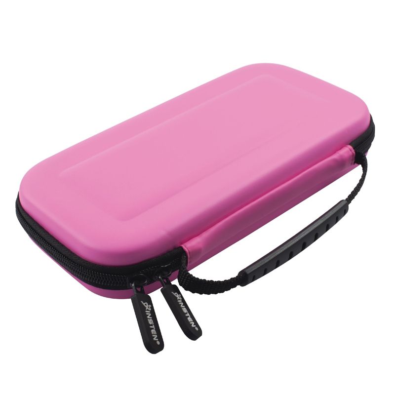 Insten Carrying Case with 10 Game Slots Holder for Nintendo Switch Lite - Portable & Protective Travel Cover Accessories, Pink, 5 of 10