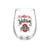 Ohio State University, 17oz Boxed Stemless Glass - 2 of 2