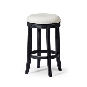 Maven Lane Eva Swivel Backless Fabric Counter Height Bar Stool - 1 of 4