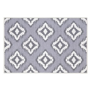 Sussexhome Tetra Collection Cotton Heavy Duty Low Pile Area Rug , 2' x 3' - 1 of 4