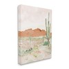 Stupell Industries Cactus Plants Dry Desert Scene Distant Cliffs, 16" x 20" - 3 of 4
