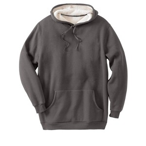 KingSize High Pile Fleece-Lined Thermal Waffle Pullover Hoodie - 1 of 4