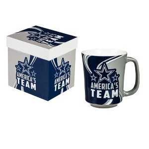 Dallas Cowboys, 14oz  Ceramic with Matching Box - 1 of 4