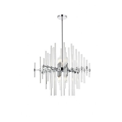 Elegant Lighting Sienna 8 - Light Pendant in  Chrome