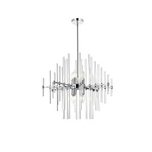Elegant Lighting Sienna 8 - Light Pendant in  Chrome - 1 of 4