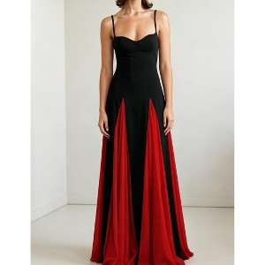 yesstyle evening dress MSSBridal - Puff-Sleeve Dotted A-Line Prom Dress