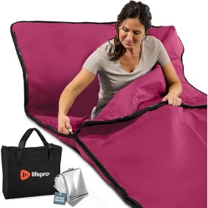 Lifepro Infrared Sauna Blanket – Portable Low EMF Full Body Infrared Sauna for Detox & Relaxation with 9 Heat Levels, Waterproof Interior & Carry Bag - 1 of 4