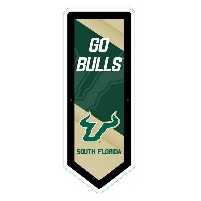 Evergreen Ultra-Thin Glazelight LED Wall Decor, Pennant, University of South Florida- 9 x 23 Inches Made In USA