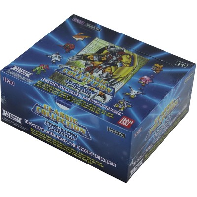BANDAI Banday Digimon TCG: Classic Collection EX-01 Booster Display Box (24 Pack)