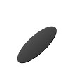 Bencmate Coffee Tables  round glass table top For Living Room, Office, Tabletop Only, Tempered glass, Heat-Resistant Glass, Black, 24"*24"*0.24" - 2 of 4