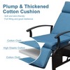 Okak 90-150° Patio Recliner Chair with Adjustable Footrest&Metal Frame,Outdoor Lounge Chair Accent Chair with Side Table,350lbs Max - 2 of 4