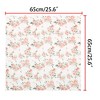 INSPIRE CHIC Women's Chiffon Scarves Floral Print Square Neckerchief 25.6" X 25.6" - 3 of 4