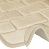 Unique Bargains Memory Foam Soft Absorbent Non-Slip Thick Dry Fast for Bathroom Floor Tub and Shower - image 3 of 4