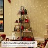 Bookcase, 4-Tier Ladder Bookshelf, A-Shaped Ladder Shelf Display - 4 of 4