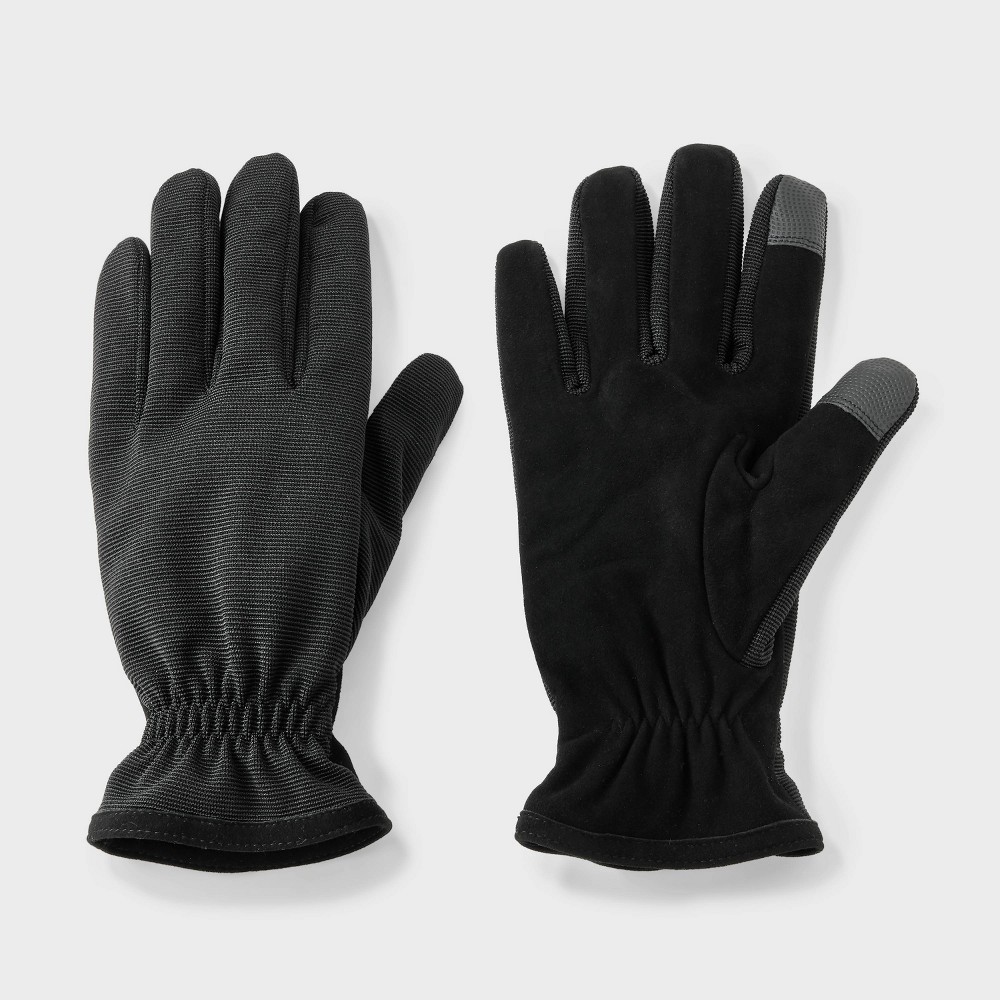 Men's Thinsulate Hybrid Gloves - Goodfellow & Co™ Black M/L