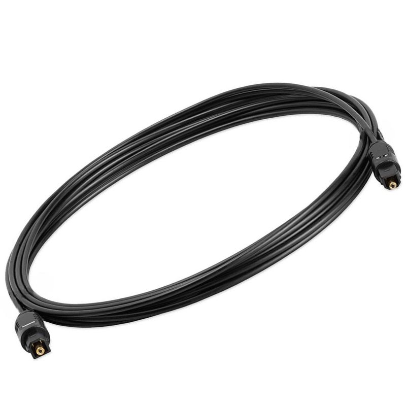 Sanoxy Gold TOSLink Fiber Optical Optic Digital Audio Cable SPDIF Sound Bar Cord, 1 of 3
