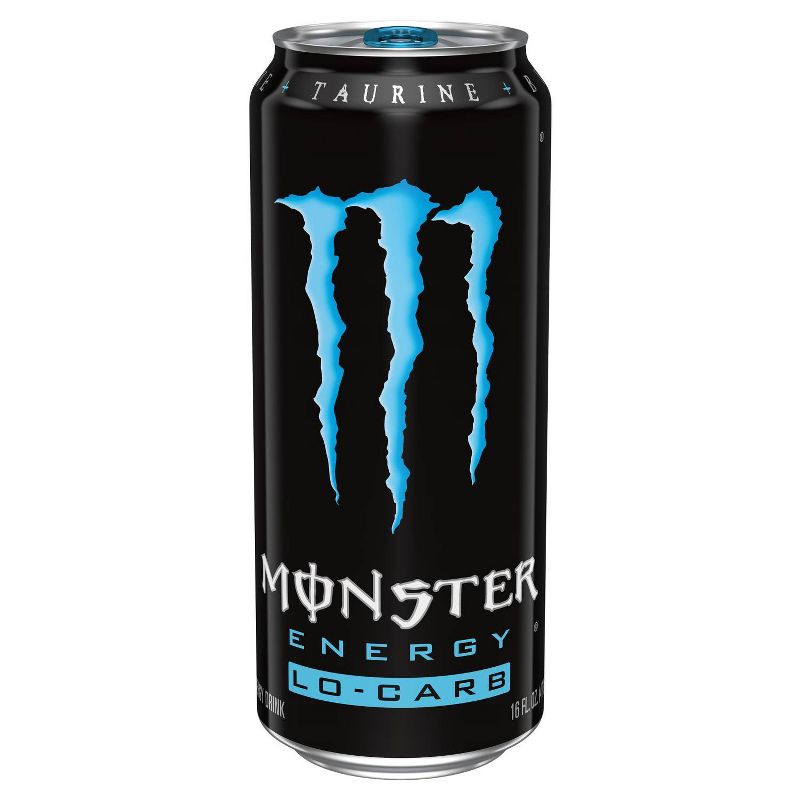 Monster Energy, Lo-Carb - 16 fl oz Can, 1 of 3