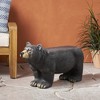 Lyngins Labrador Design Outdoor Bench – Lightweight Concrete, No Assembly, Dog Garden Bench/Patio Bench for Backyard/Patio/Porch - 2 of 4