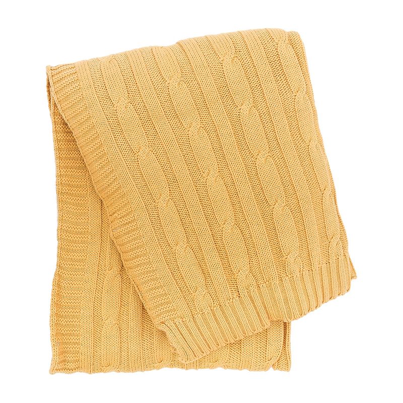 C&F Home 50" x 60" Cable Knit Throw, 1 of 5