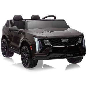 24V Licensed Cadillac Kids Ride On Car, 2-Seater Electric Vehicle w/ Remote, Music, LED, Shock Absorbers & Seatbelts - 1 of 4