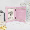 Pavilion Gift Company - Beautiful Baby Girl - 5.5" x 7.5" Hinged Sentiment Frame  (Holds 4" x 6" Photo) - Single Image Frames - 4 of 4