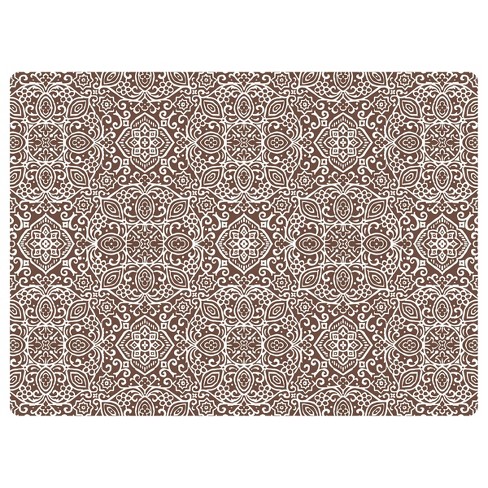 Bungalow Flooring Arabesque Desk Chair Floor Mat