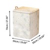 Unique Bargains Daisies Pattern Storage Bag Storage Bins 1 Pc - 2 of 4