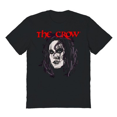 The Crow Men's The Crow Painted Hair Short Sleeve Graphic Cotton T ...