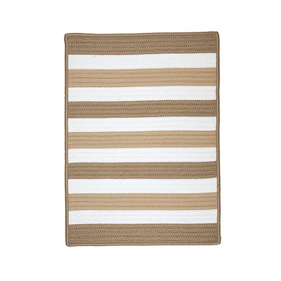 Colonial Mills Portico Braided Runner, Sand 2'x8', Rectangle Shape