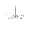 Elegant Lighting Rohan 54 inch chandelier in Satin Gold - 3 of 4