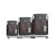 Letty Soft Shell Lightweight Expandable 360 Dual Spinning Wheels Combo Lock 28", 24", 20" 3 Piece Luggage Set - 2 of 4