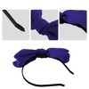 Unique Bargains Women's Fashion Satin Bow Knot Headband 0.31 Inch Wide 1 Pc - 3 of 4