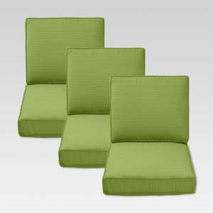 Belvedere 6pc Replacement Outdoor Sofa Cushion Set - Green - Threshold