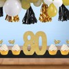 Beistle 3-D Glittered  80  Centerpiece, 8" x 8" x 1", (1/Pkg) Gold - 2 of 4