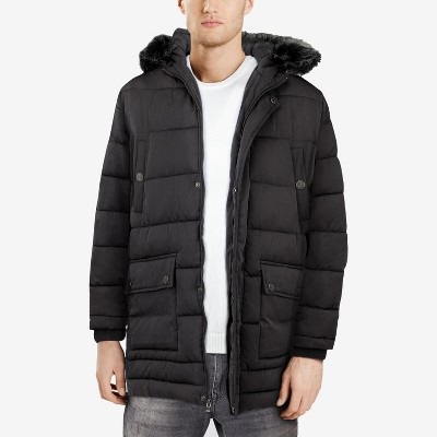 X RAY Men's Hooded Puffer Jacket Winter Parka Jacket Warm Ski Coat