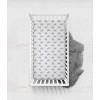 Bacati - Elephants Gray Muslin 100 percent Cotton Universal Baby US Standard Crib or Toddler Bed Fitted Sheet - 3 of 4
