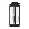 Livex Lighting Princeton 3 - Light Wall Light in  Black - 3 of 4