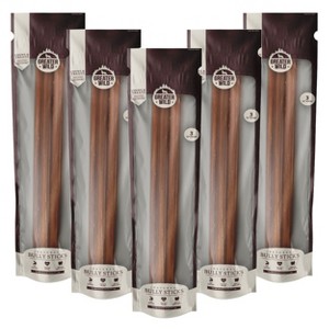 Greater Wild Beef Bully Sticks, Dog Treats, Long-Lasting, All-Natural - Standard 12" Sticks, 5 Packs of 3 Count - 1 of 3