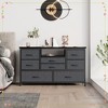 Jojoka 8 Dresser TV Stand with Power Outlet & LED Light, 47'' Wide TV Stand with 8 Deep Drawers for Bedroom - 2 of 4