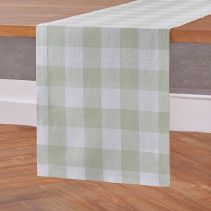 Solino Home Linen Buffalo Check Table Runner - 1 of 4