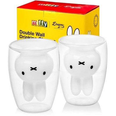 Dragon Glassware | Miffy 8 oz Double Wall Drinking Glasses