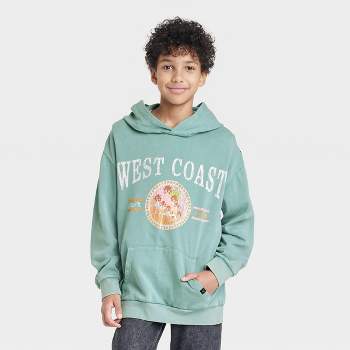 Boys' West Coast Graphic Hooded Sweatshirt - art class™ Blue